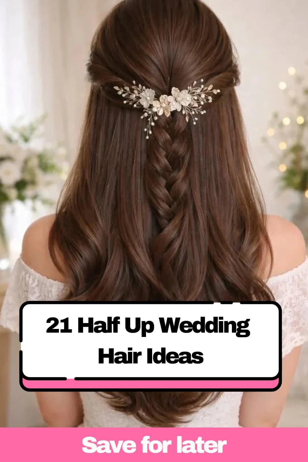 Elegant Half Up Long Hair