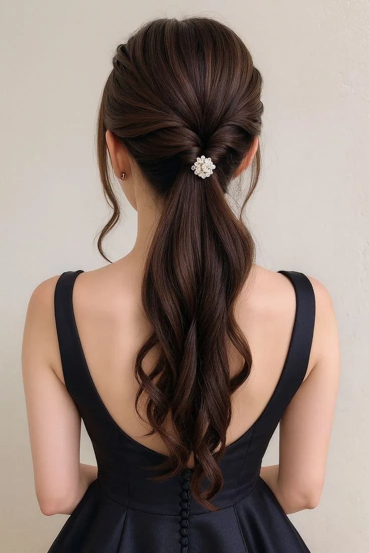 Sophisticated Low Ponytail