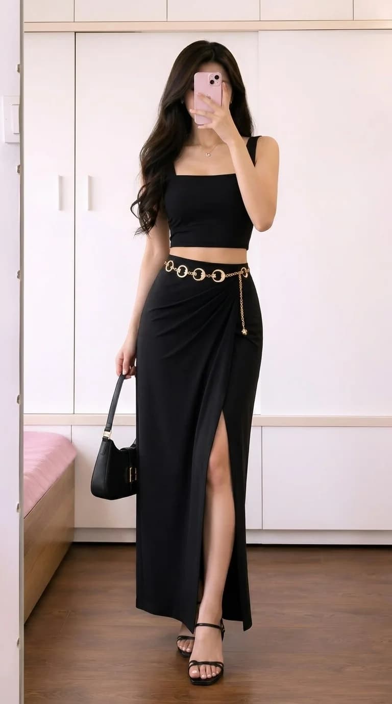 The Elevated Two-Piece with Gold Accents